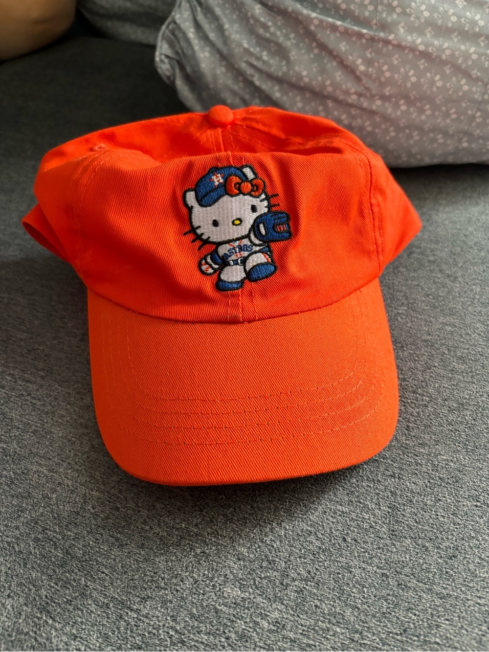 Hello Kitty Orange Baseball Cap